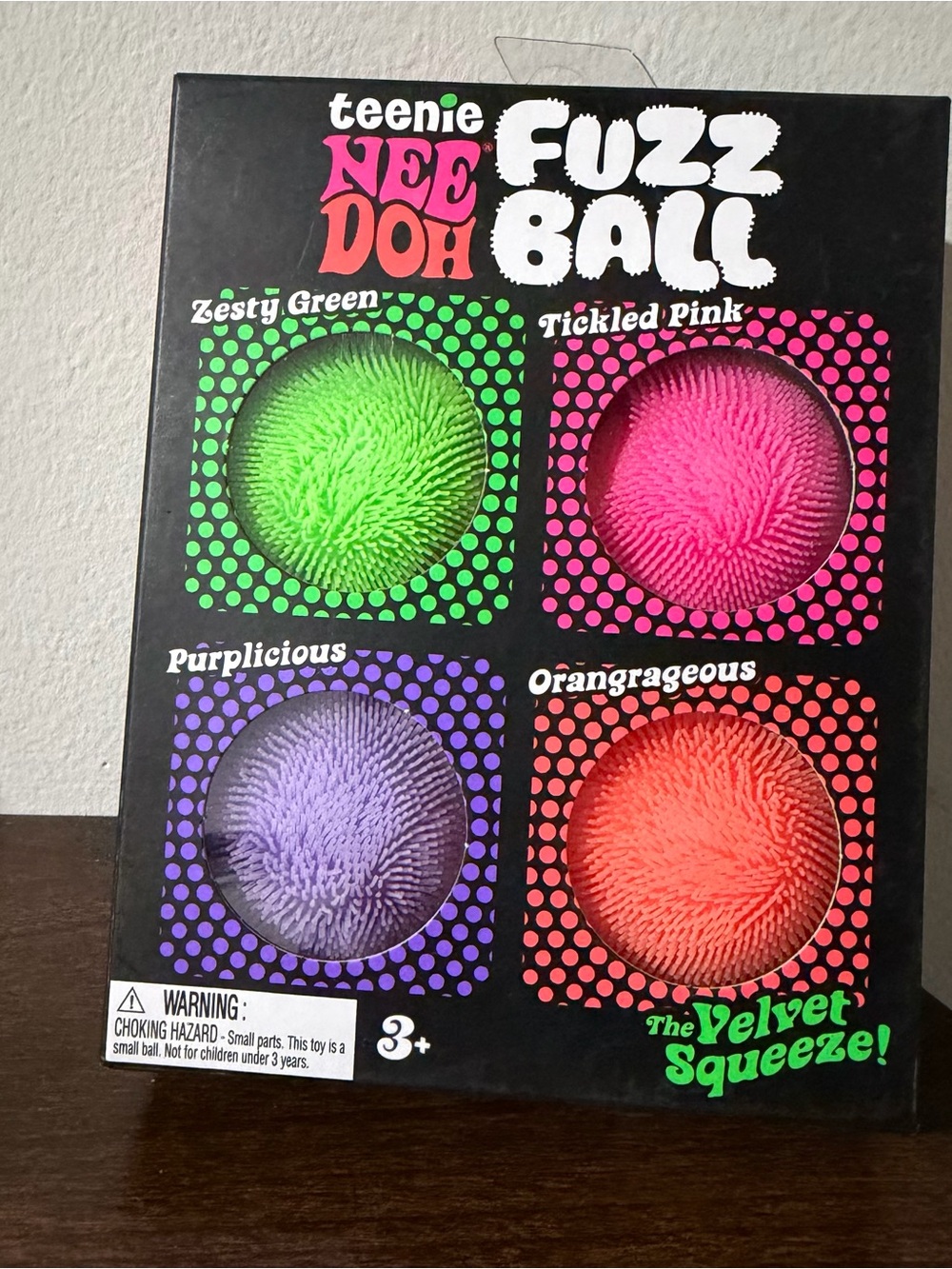 NeeDoh Teenie Fuzzball 4 Pack
